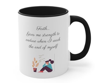 Give the Gift of Encouragement with Mugs from our "Faith Is" Coffee Mug Collection