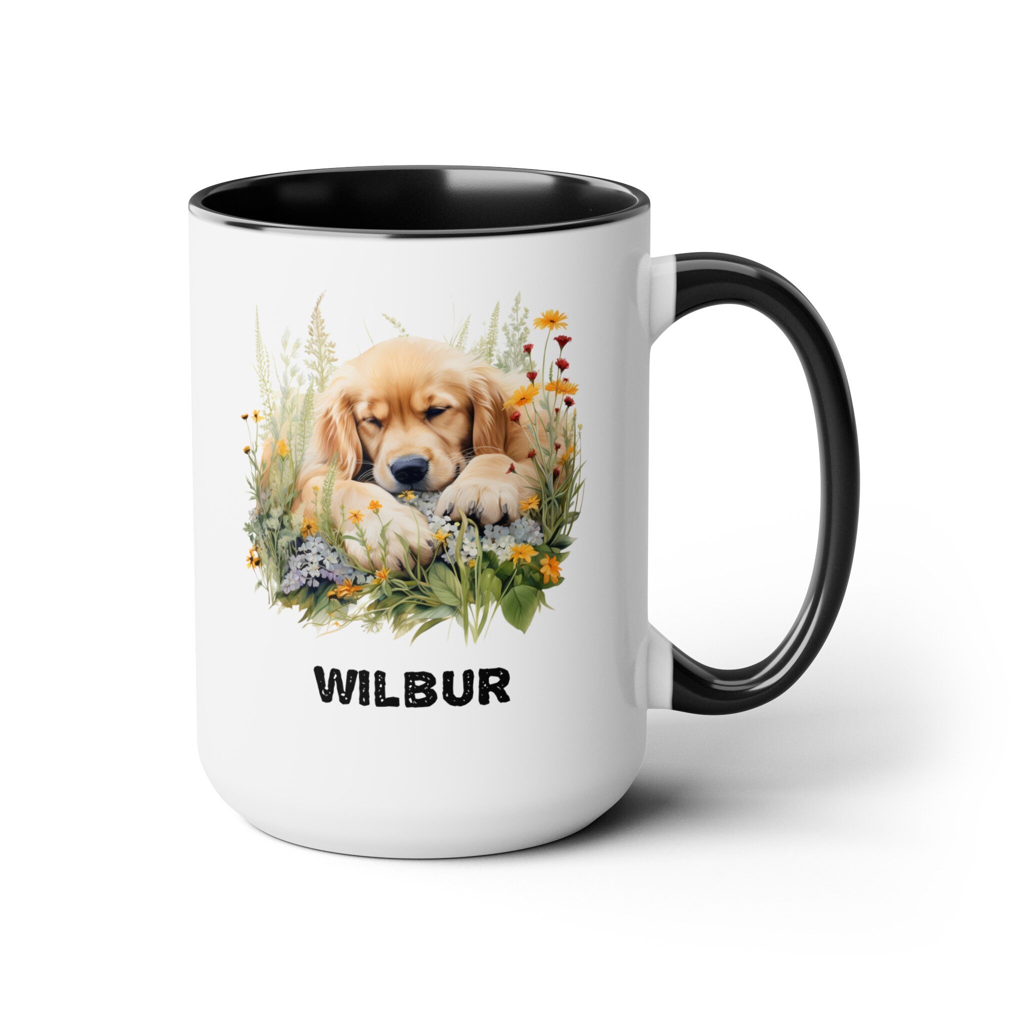 White Labrador/Golden Retriever Coffee Mug 1996