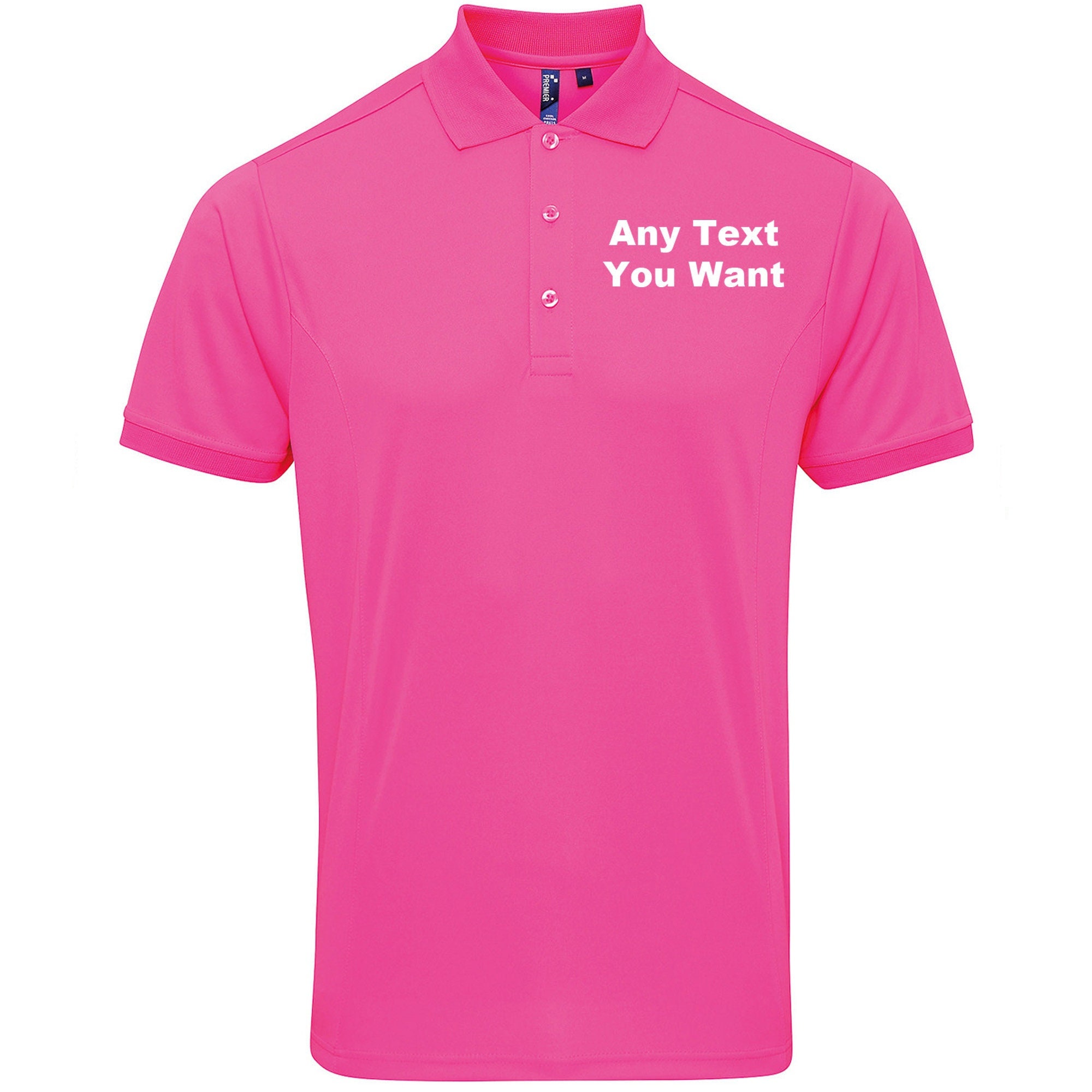 トップス Embroidery Polo Sweatshirt powder pink Pink Polo Shirt With Embroidery - Etsy