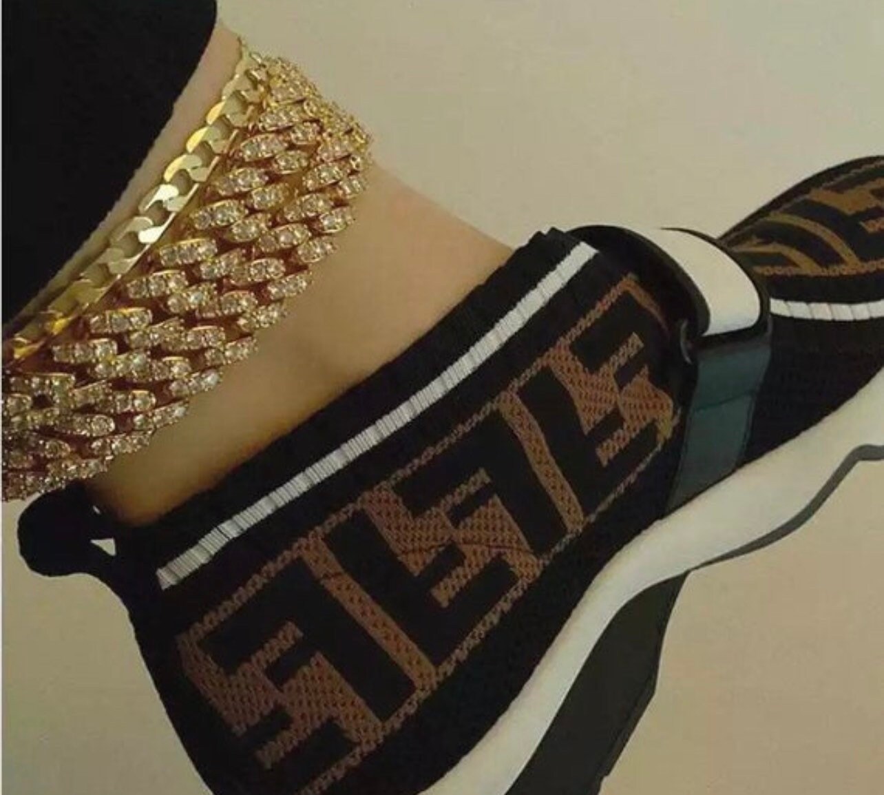 Cuban anklet 12mm Link anklet gold anklet men anklet Etsy