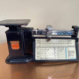 Vintage Triner Air Mail Accuracy Scale – Functional Mid-Century Postal Scale