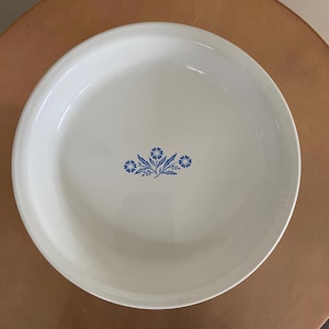 Vintage CorningWare Cornflower Blue Casserole Dish | Classic Minimalist Baking Dish | Mid-Century Nostalgic Cookware