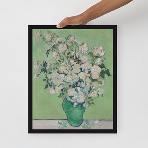 Framed Poster - Roses - Vincent van Gogh