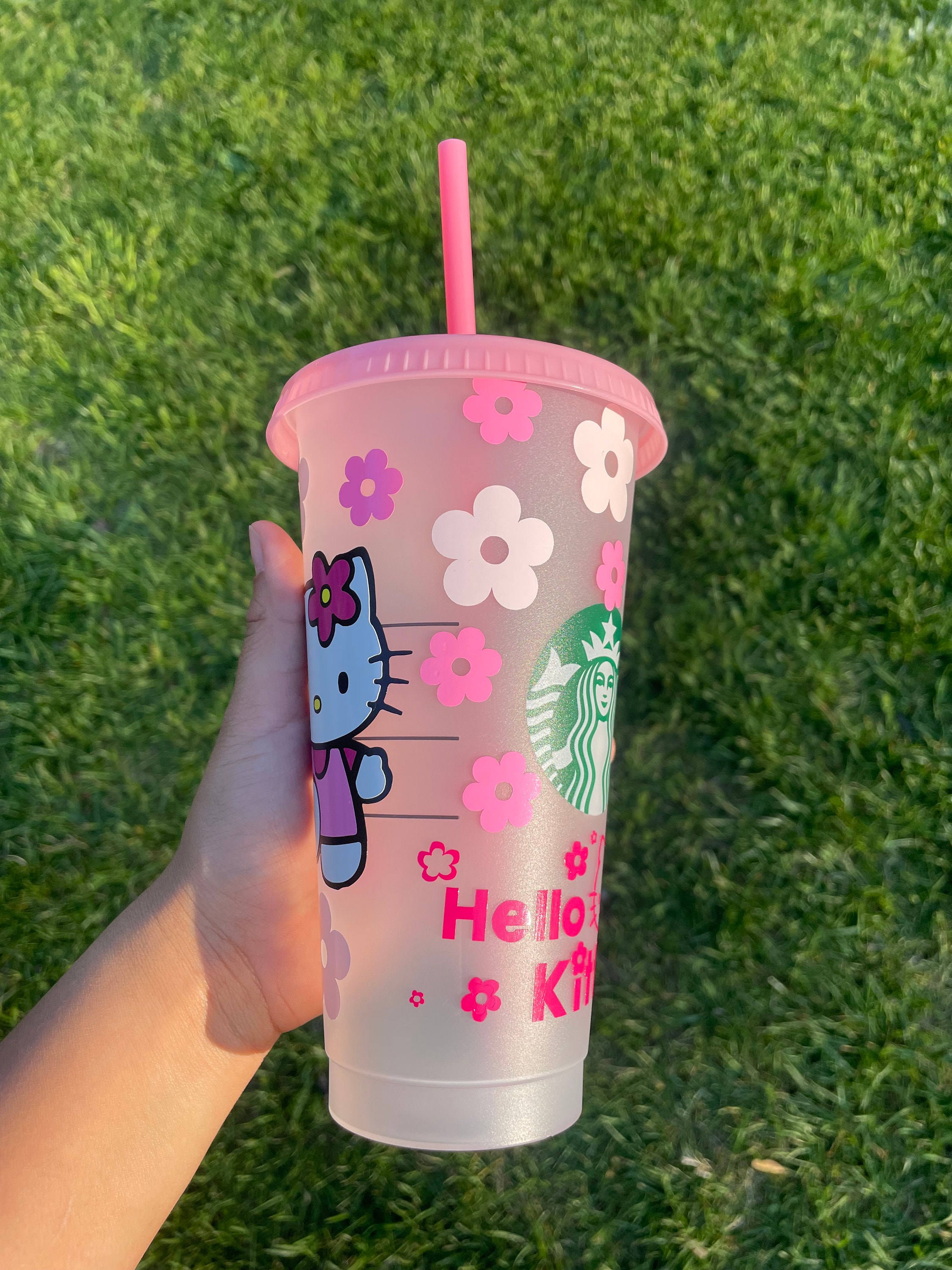 ラベンダーハローキティ＆リサガス コーヒーカップ ティーカップ ペン