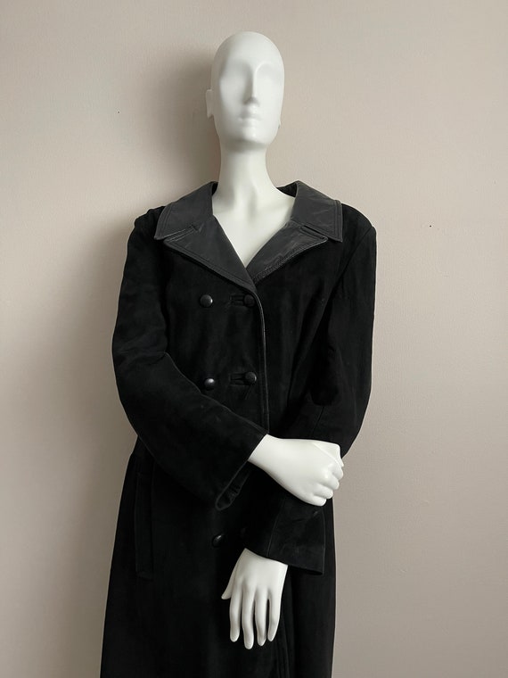 Vintage 1960's “imperial Leather” Mod Suede and Leather Coat