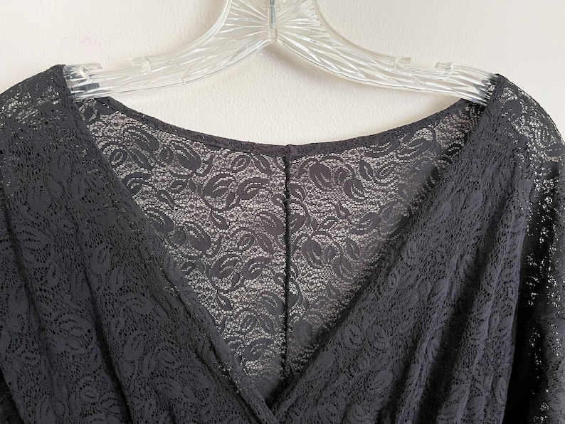 Vintage Early 90s Black ganzo Studio NYC Lace Bodice - Etsy