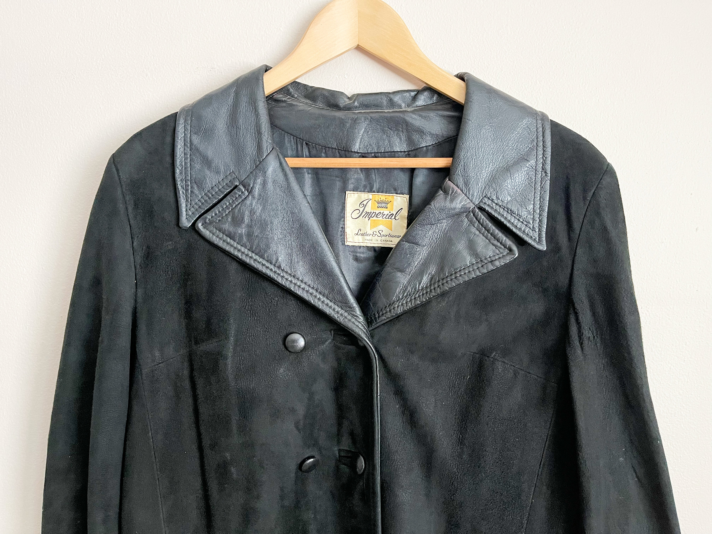 Vintage 1960's “imperial Leather” Mod Suede and Leather Coat Vintage 1960's “imperial Leather” Mod Suede and Leather Coat