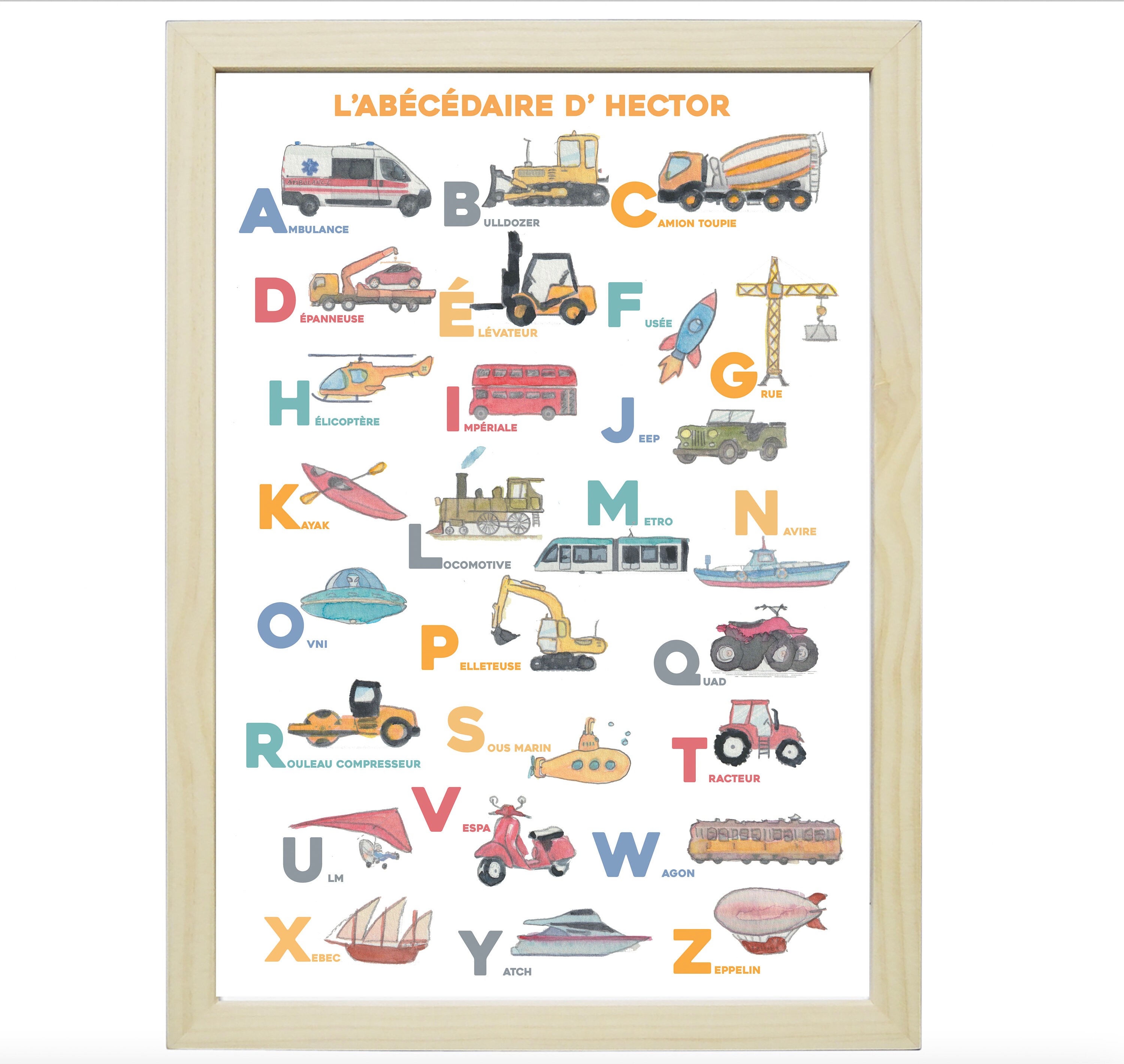 Abécédaire Véhicule 1