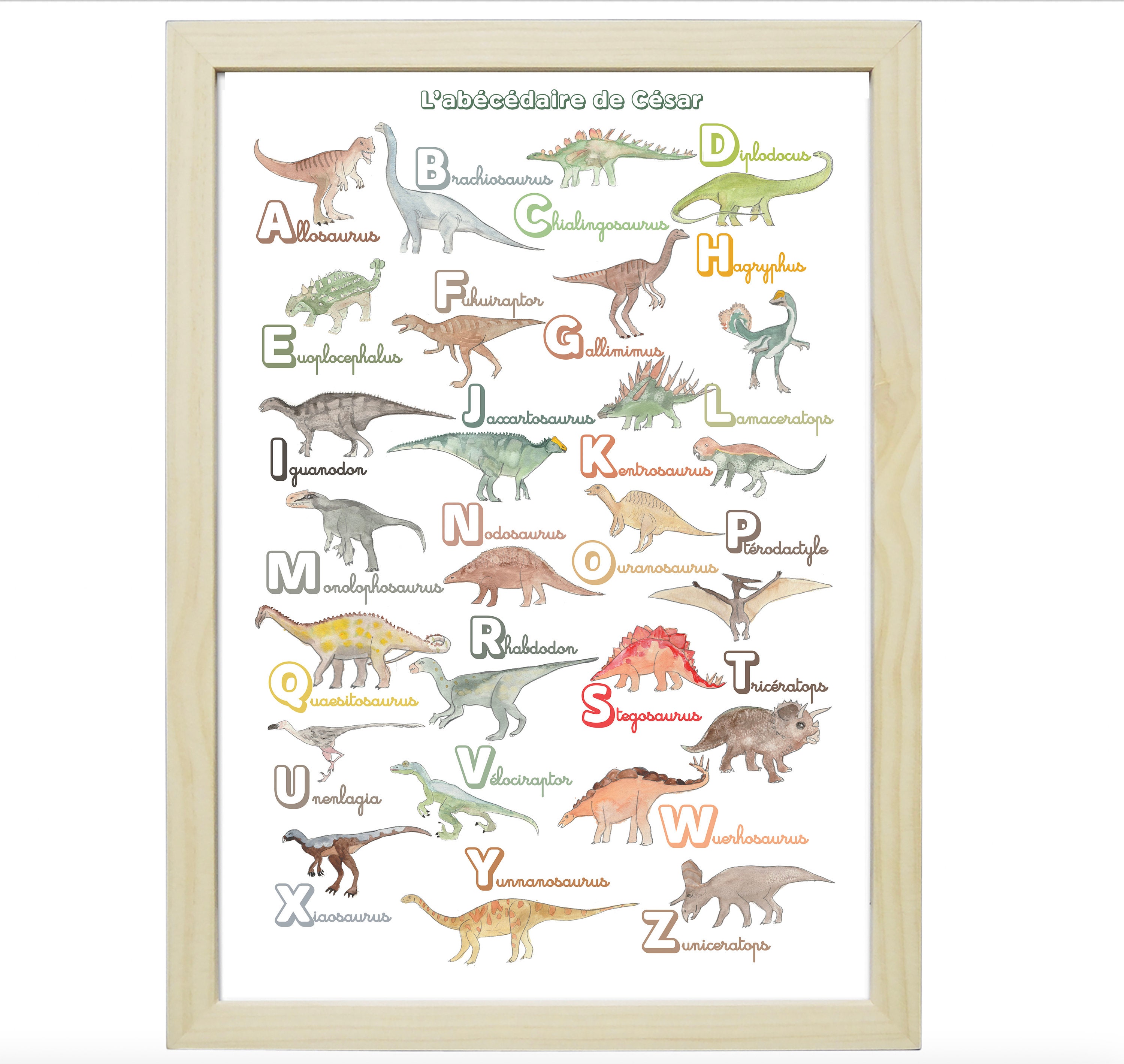 Abécédaire Dinosaures