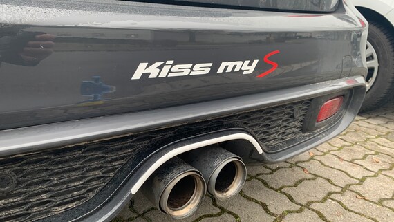 Kiss My S - Adesivo Per Mini Cooper S Sport Tuning Adesivo Fun F56 - Foto 6