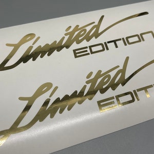 2x Limited Edition Sticker Rose GOLD CHROM Oil Slick Car Motorbike Sticker Tuning JDM