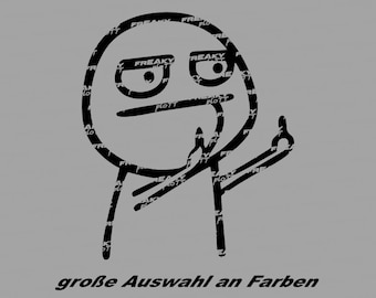 Adesivo Dito Medio, In Vinile, 10 X 14, Alta Qualità, Colore A Scelta - Foto 12