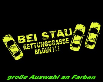 En cas d’embouteillage, formulaire de voie d’arrêt JDM DUB autocollants autocollants accident de la route médecin d’urgence