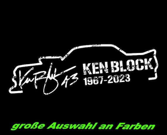 Ken Block RIP Sticker Rally Legend Car Sticker Tuning Sticker - Etsy