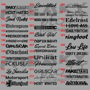 Autocollant pour lunette arrière/pare-brise, différentes largeurs, autocollants pour voiture, choix de couleurs, hologramme arc-en-ciel, motif au choix, effet irisé