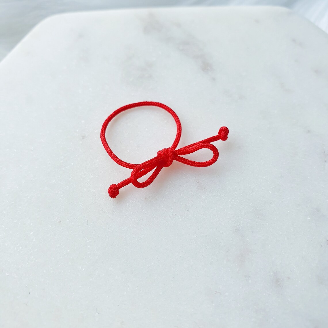 Red string of fate ring red thread of fate couple ring Etsy