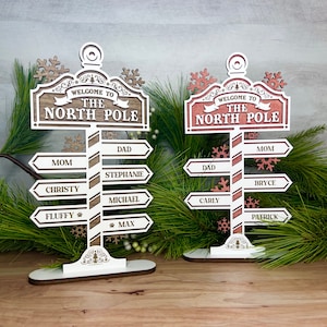 Personalized Christmas Family Sign Custom Christmas Decor Family Christmas Sign Wood Christmas Family Name Sign Personalized Christmas Gift