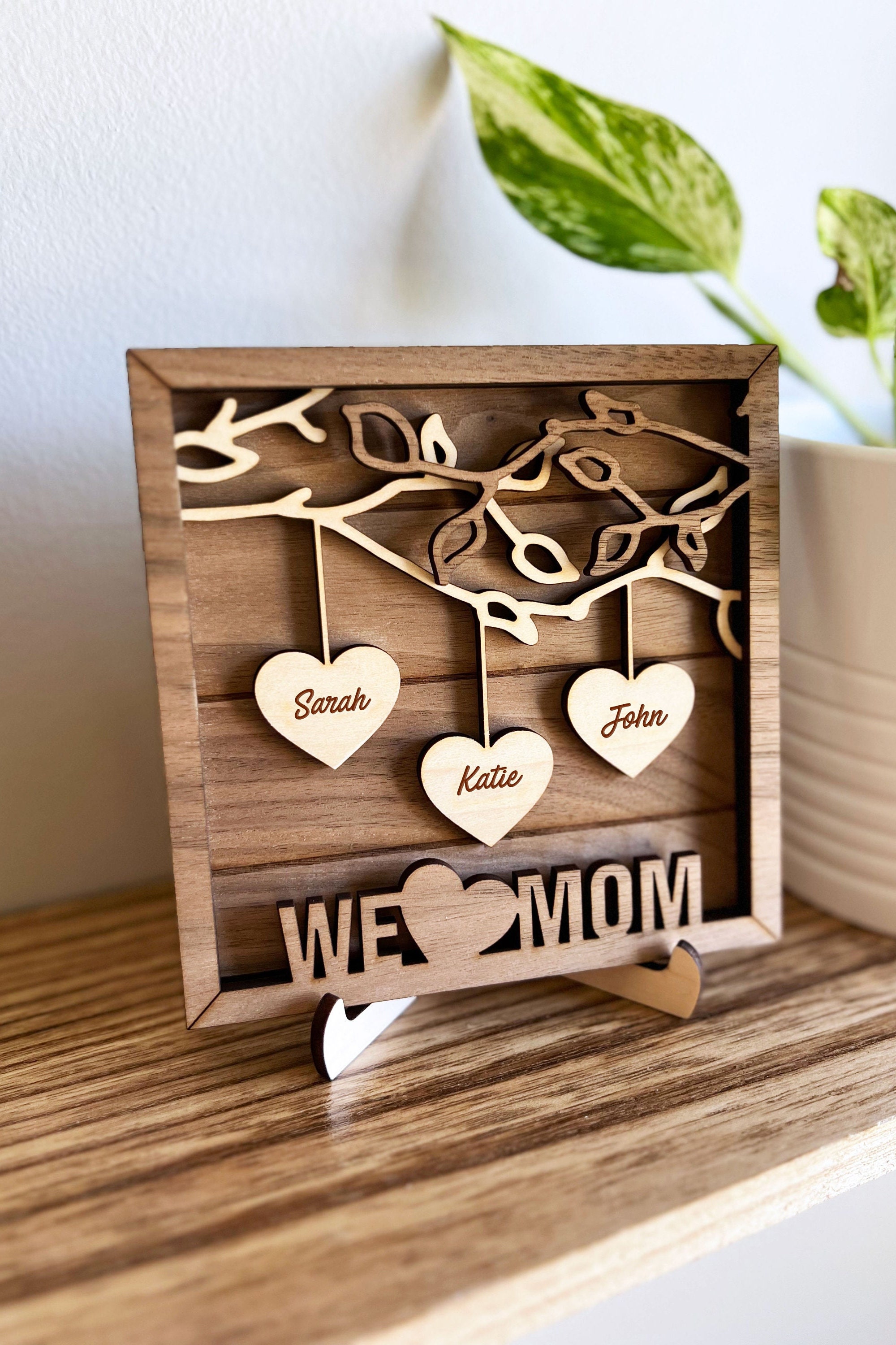 Custom Mother&#39;s Day Gift Personalized Gift from Kids Mother&#39;s Day Present from Children Mothers Day Gift for Grandma Grandchildren Names