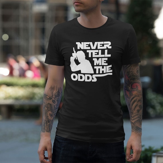 Han Solo Shirt Never Tell Me the Odds Shirt Star Wars Shirt Star Wars Tshirt Han Solo Tshirt Disney Solo Shirt Galaxy s Edge Han Solo Gift Etsy Canada