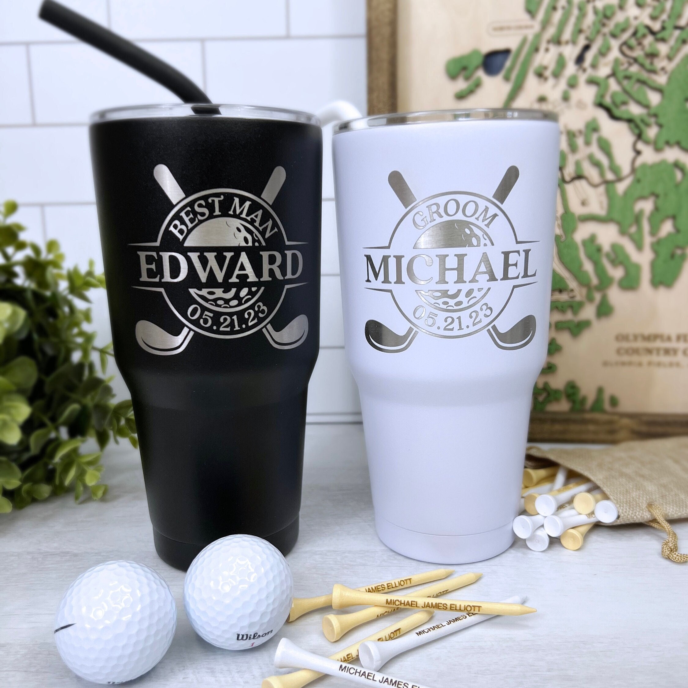 Taza de golf personalizada Little Miss Golfalot regalo para 