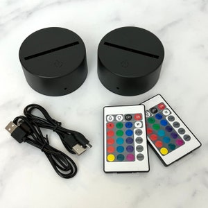 LED Heart Crystal Gift For Dad – Color-Changing Light Base With Sentimental Father’s Day Message - View #3