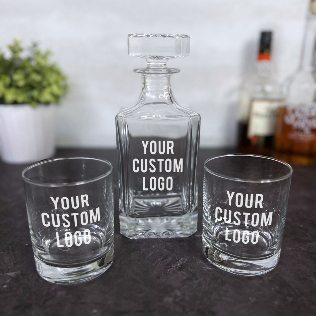 Custom Whiskey Decanter Personalized Barware Monogram Whiskey Decanter