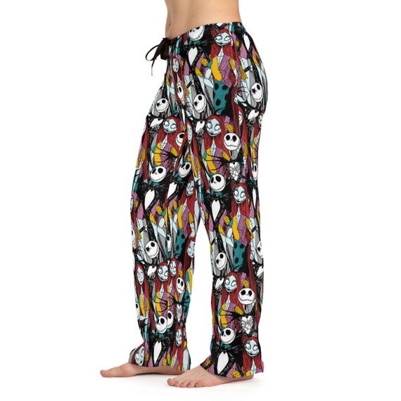 Many Faces of Jack and Sally Womens Lounge Pants 