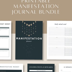 Planificador de diario de manifestación: ¡manifiesta tus sueños en más de 60 páginas!