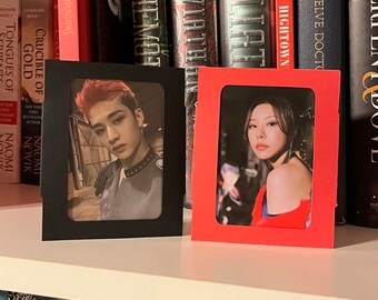 Kpop Photo Card Paper Desktop Frames