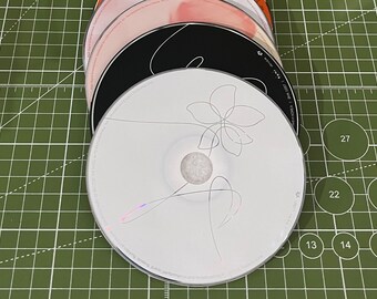 Recycled BTS CD Coasters