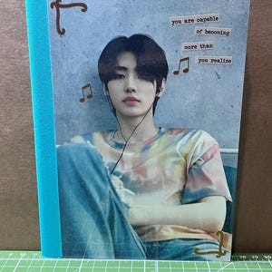Enhypen Sunghoon Collage A5 Custom Notebook