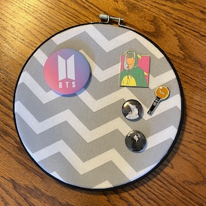 Pin Display Embroidery Hoop