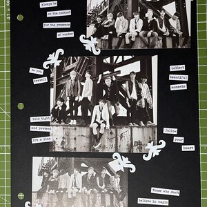 BTS OT7 A4 Binder Insert