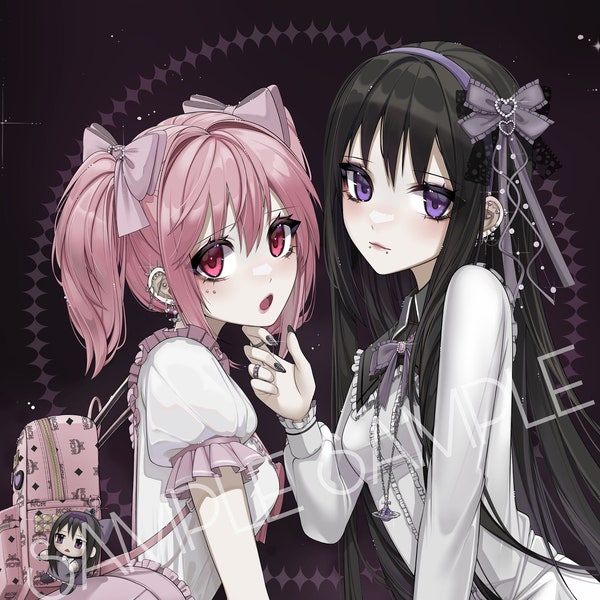 Puella Magi Madoka Magica / Homura Akemi and Madoka Kaname [Jirai Ver]