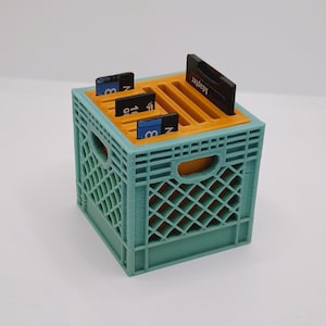 SD/Micro SD/USB Organizer Mini Crate / Storage / Desk Organizer / Office image 3