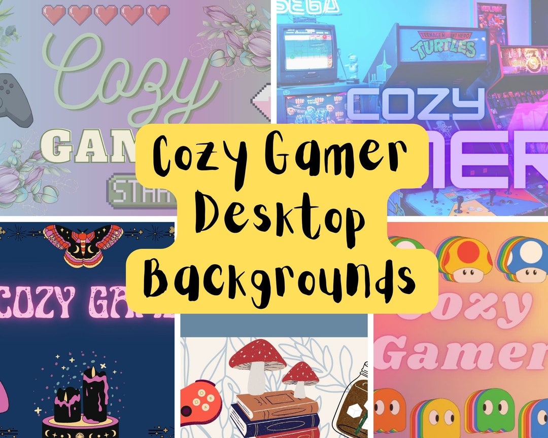 Cozy Gamer Desktop Backgrounds - Etsy