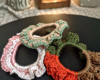 Custom Color Crocheted Scrunchies!