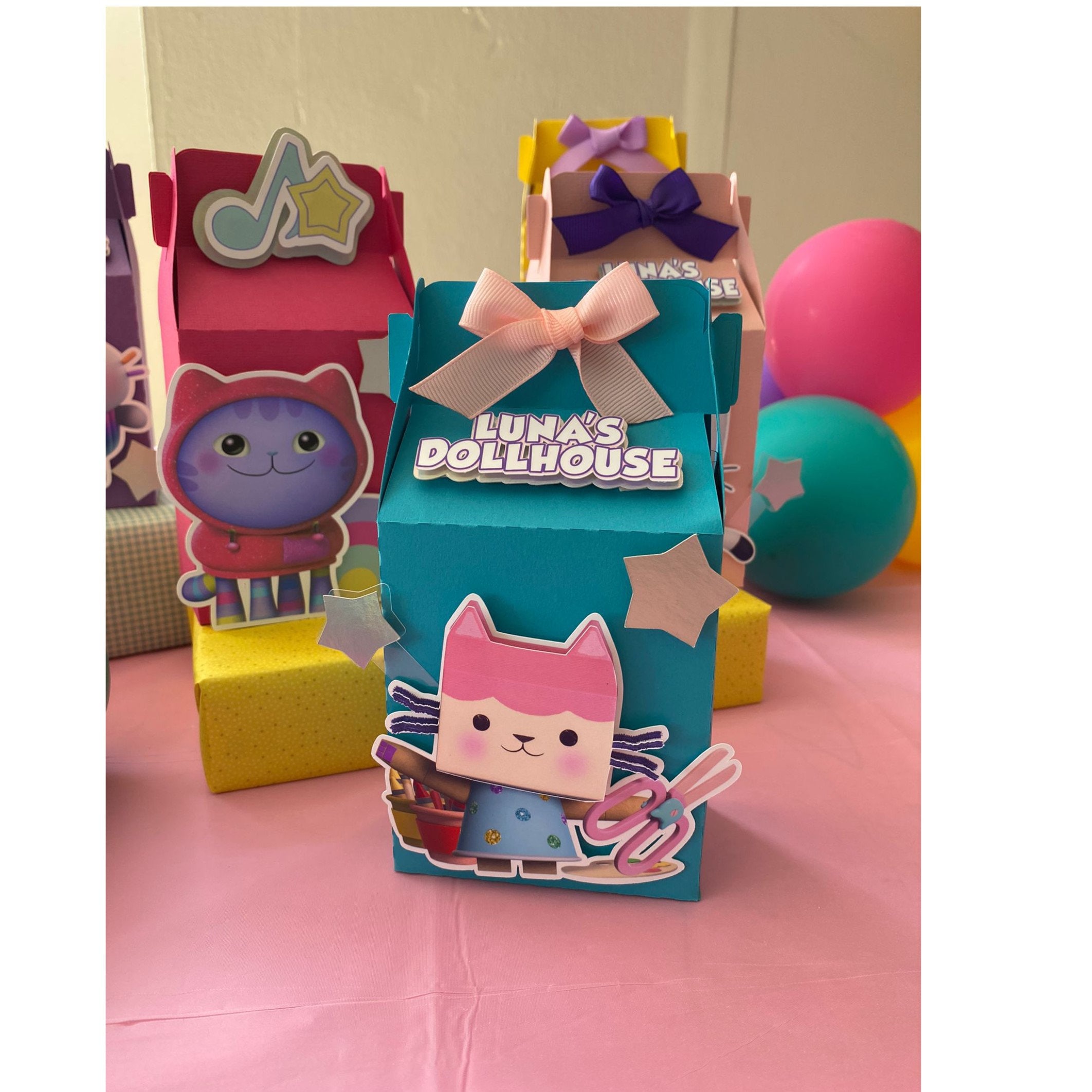 Gabby's Dollhouse Favor Box Gabby's Dollhouse Party Etsy