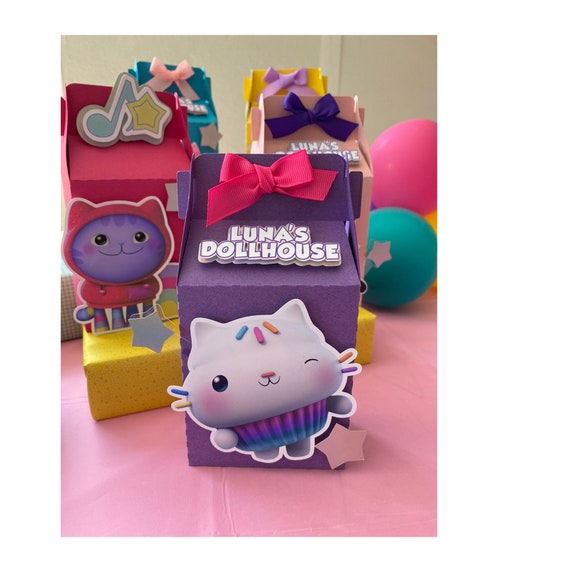 Gabby Dollhouse Party Favor Box Gabby Dollhouse Treat Box Gabby Dollhouse  Birthday Decor Gabby Dollhouse Party Supplies 