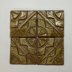 Sculpted Ceramic Tile, Relief Ceramic Tile, Decorative Tile