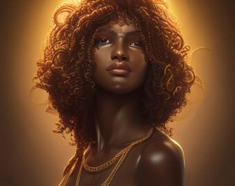 Queen 2 Impresión digital/Arte descargable/Decoración de arte de pared/Arte de melanina/Arte gráfico/Descarga instantánea/Descarga digital/Impresión digital