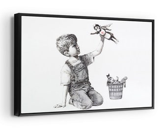 Banksy Game Changer Super Nurse Hospital Famous Canvas Print Wall Décor Art. Comes Ready To Hang.