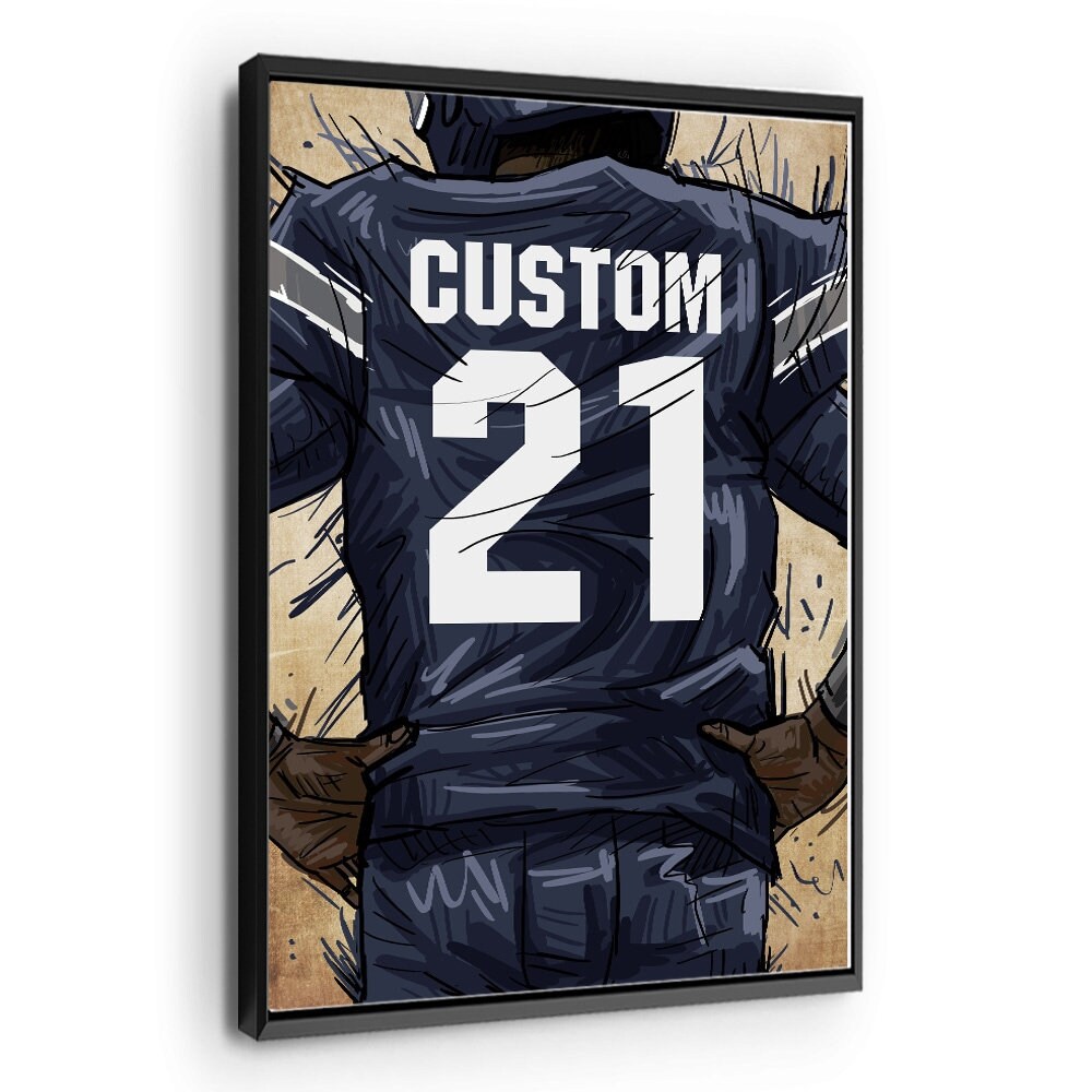 American Football Dallas Jersey Custom Etsy