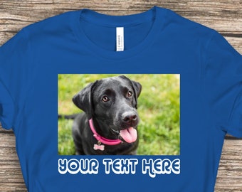 Custom Photo Shirt: Personalized Picture & Text Tee