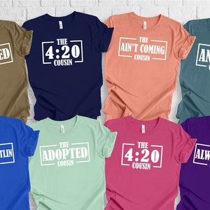 Cousins Shirt, Cousin Crew Shirt, Group Tee, Family T shirt, Matching Cousin Shirts, Cousin Birthday Gift, Crazy Cousin Crew Tee