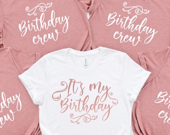 Birthday Crew Shirts: Funny Birthday Party T-Shirts