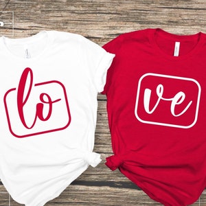 Valentine&#39;s Couple Shirts, Love Shirts, Valentine&#39;s Matching Shirts