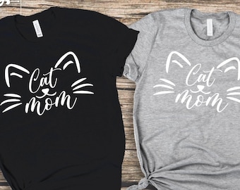 Camiseta de mamá gata: regalo para amantes de las mascotas