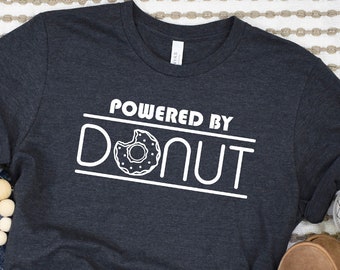Powered By Donuts-T-shirt