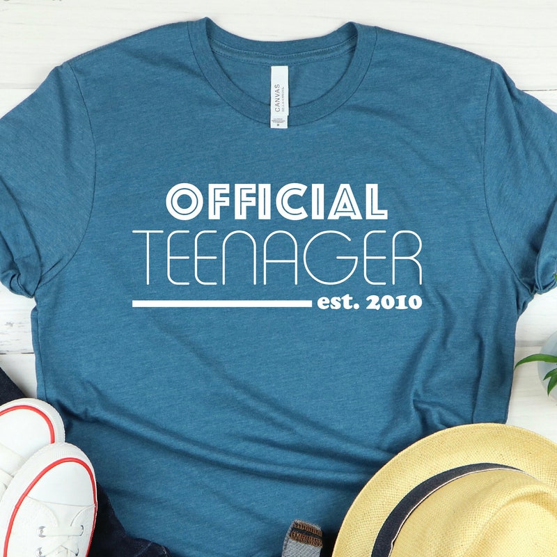 Officially a Teenager Birthday T-Shirt